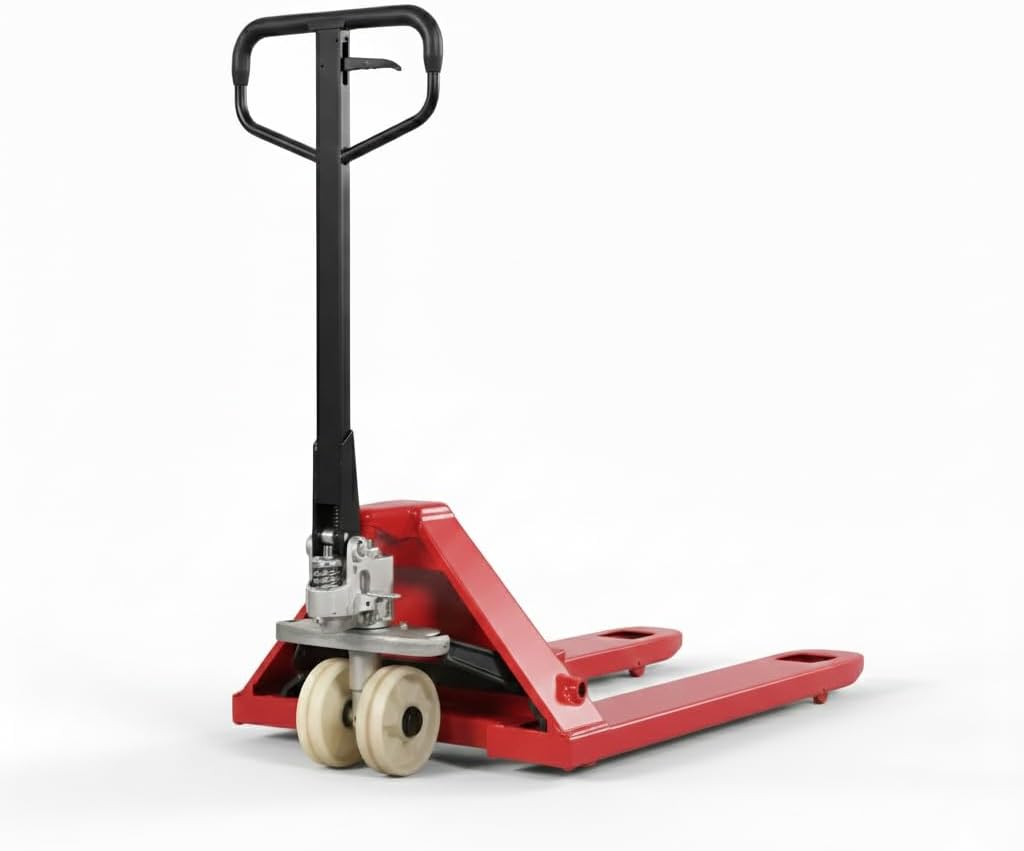 Hydraulic Pallet Jack Industrial Warehouse Hand Pump Truck Heavy Duty Material Handling Equipment Rack It Stack It 2000 Red