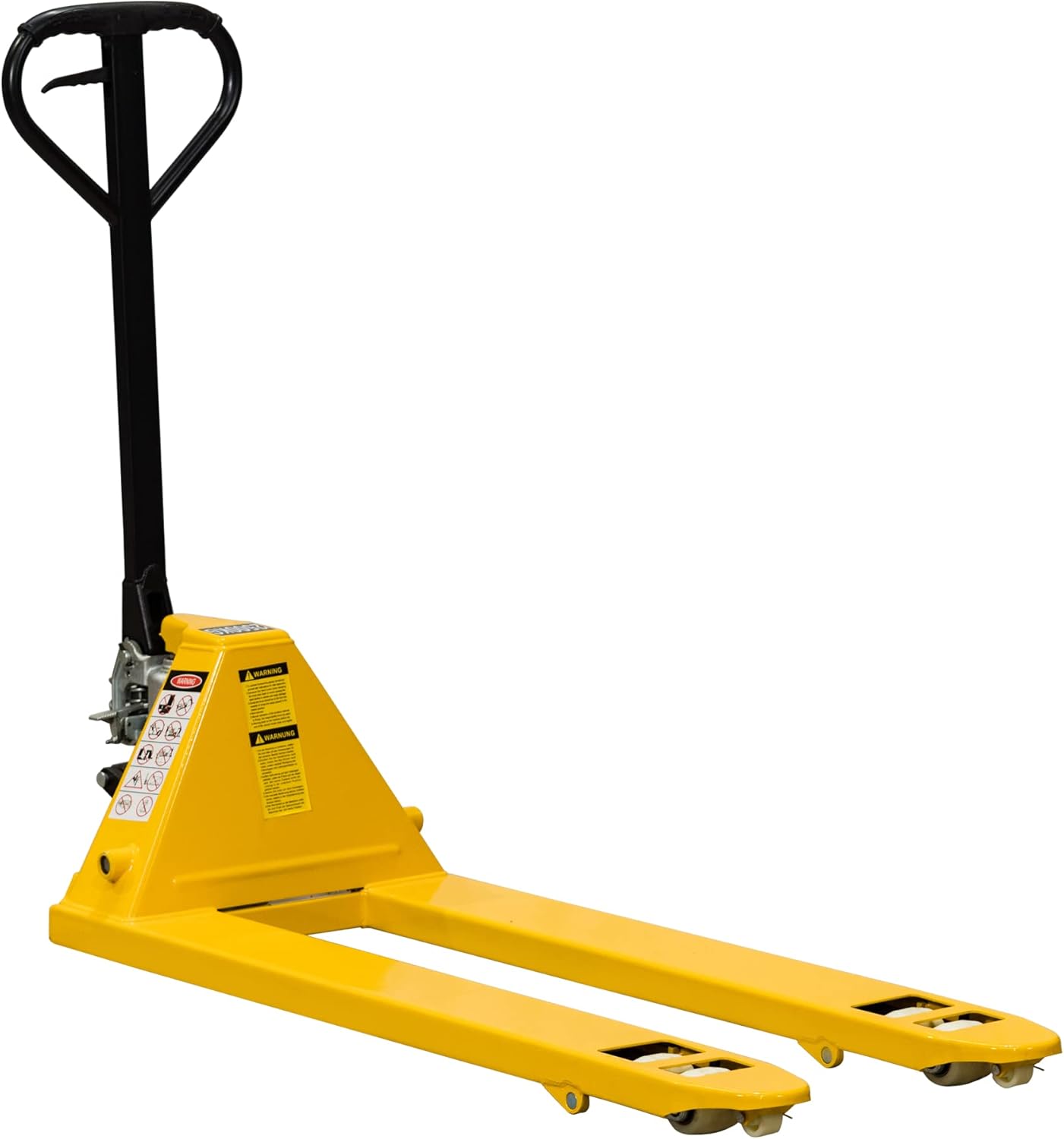 The Workplace Depot Hand Pallet Truck, 2500kg Manual Lift Trolley Jack – Heavy-Duty Hydraulic Pump for Warehouse & Industrial Use – Corrosion-Resistant, Ergonomic Handle (Nylon Wheels)