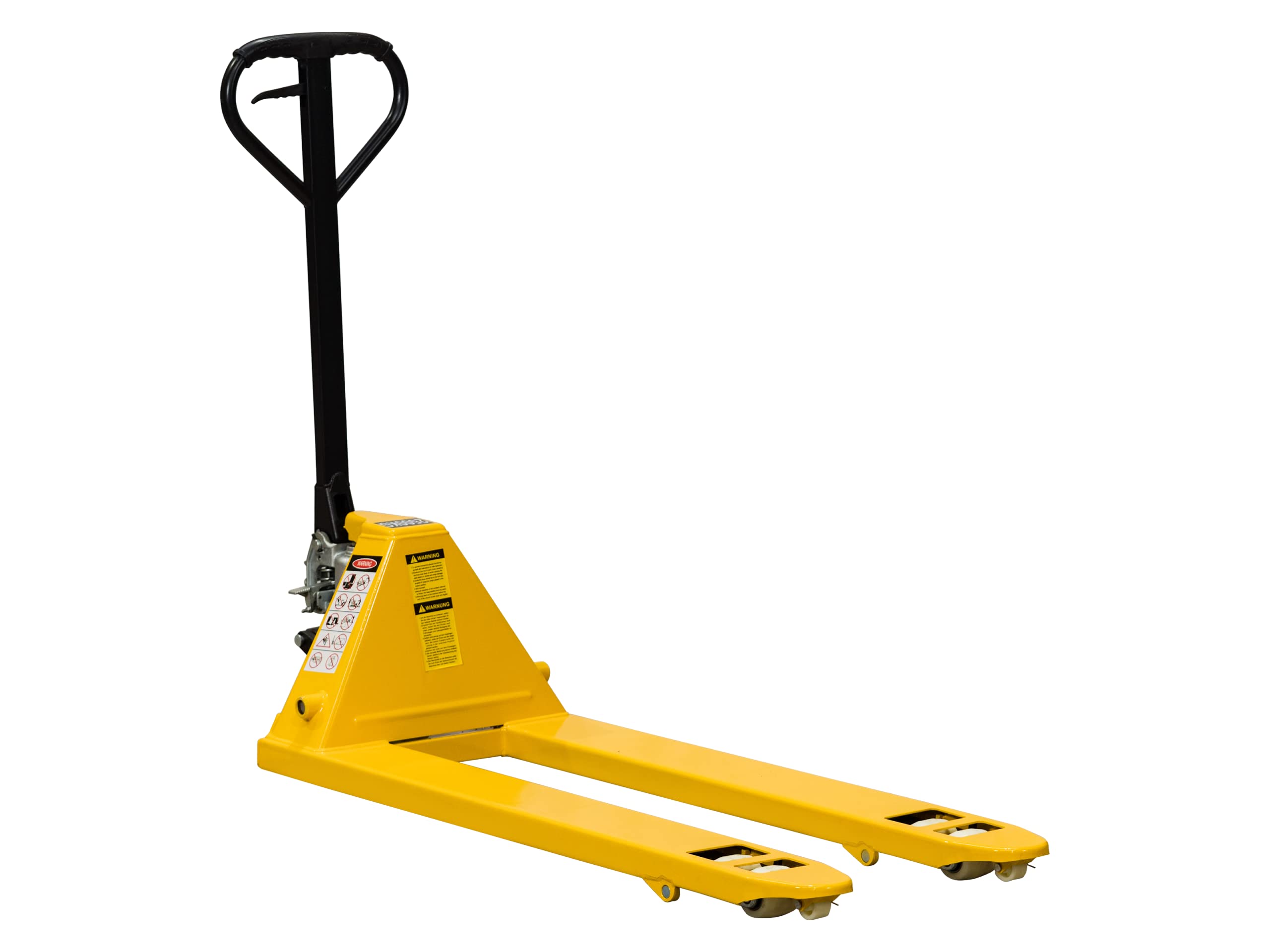The Workplace Depot Hand Pallet Truck, 2500kg Manual Lift Trolley Jack – Heavy-Duty Hydraulic Pump for Warehouse & Industrial Use – Corrosion-Resistant, Ergonomic Handle (Nylon Wheels)
